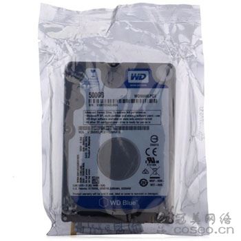 西部数据 WD5000LPCX 蓝盘 5400转16M SATA6Gb/s 笔记本硬盘 500G